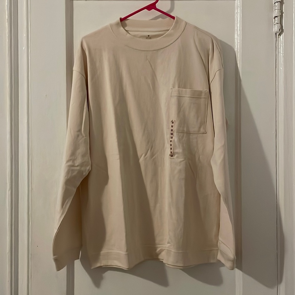 Muji men long sleeve t, NWT